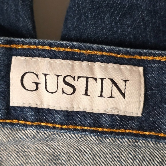 Gustin Jeans Mens 33 (Fits 29x27)‎ Blue Straight Raw Selvedge Denim Minimalist - Picture 8 of 16